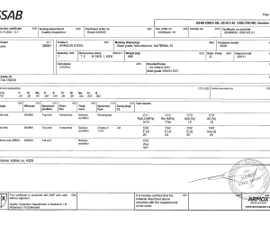 ARMOX500T 5mm bulletproof plate