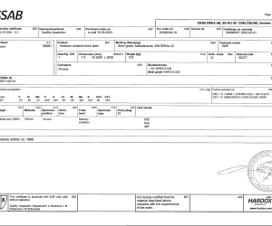 HARDOX500 bulletproof plate