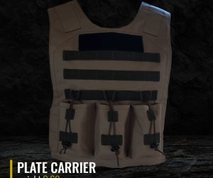 plate carrier desert camo
