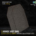 bulletproof plate for plate carrier armox