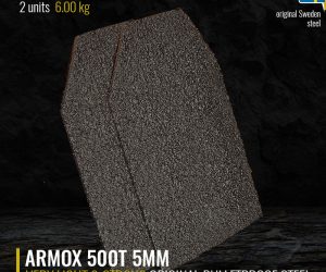bulletproof plate for plate carrier armox